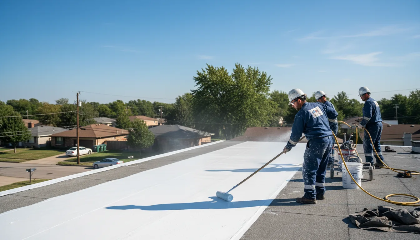 Commercial roof coating in Carlton, GA near me